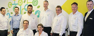 The Yokogawa team in the Cape region.